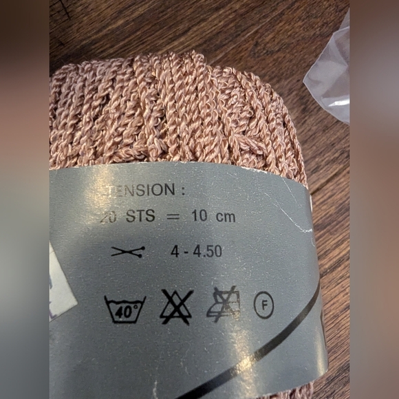 Yarn Fascination Clasica  Viscose  cotton yarn, bronze Made in Italy 6 x 50g - Picture 6 of 6